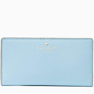 NWT Kate Spade MIKAS POND STACY Wallet Sky Blue